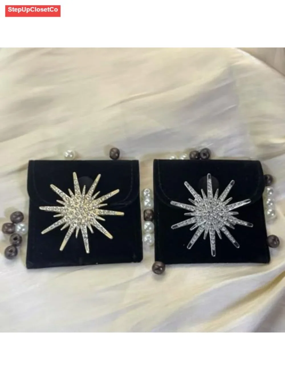 Sunflower Pearl Brooch Pin for Women Alloy Steel Floral Brooches for Clothes